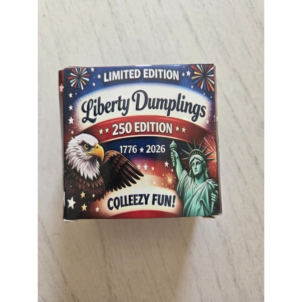 Squishy Liberty Dumplings, 250th Patriotic Edition Mystery Box, New